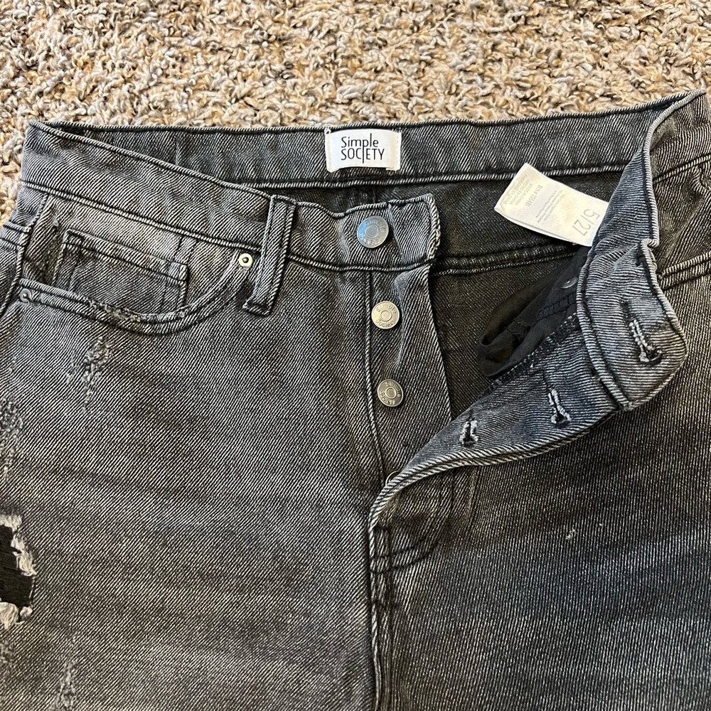 Simple society high wasted dark wash jeans